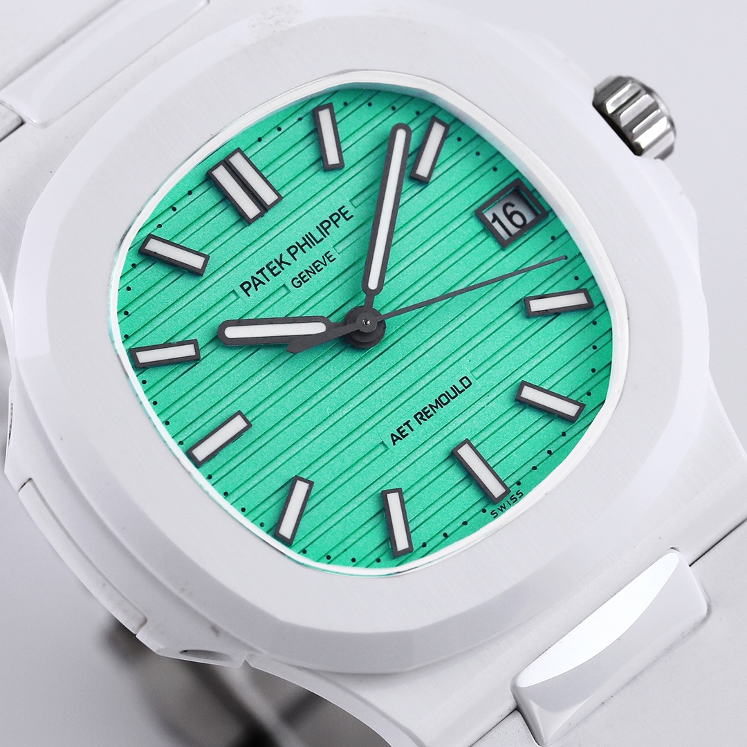 đăAET Ceramic Tiffany 5711 NautilusăăPATEK PHILIPPEăPatek Philippeâs ceramic case and rubber strap have won a lot of love and full expectations - Image 5