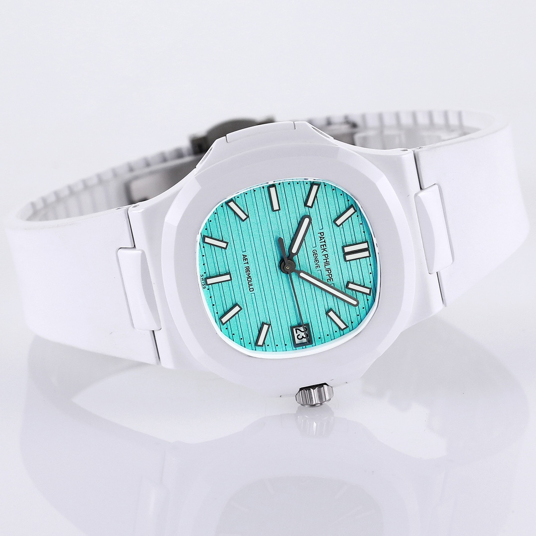 đăAET Ceramic Tiffany 5711 NautilusăăPATEK PHILIPPEăPatek Philippeâs ceramic case and rubber strap have won a lot of love and full expectations - Image 4