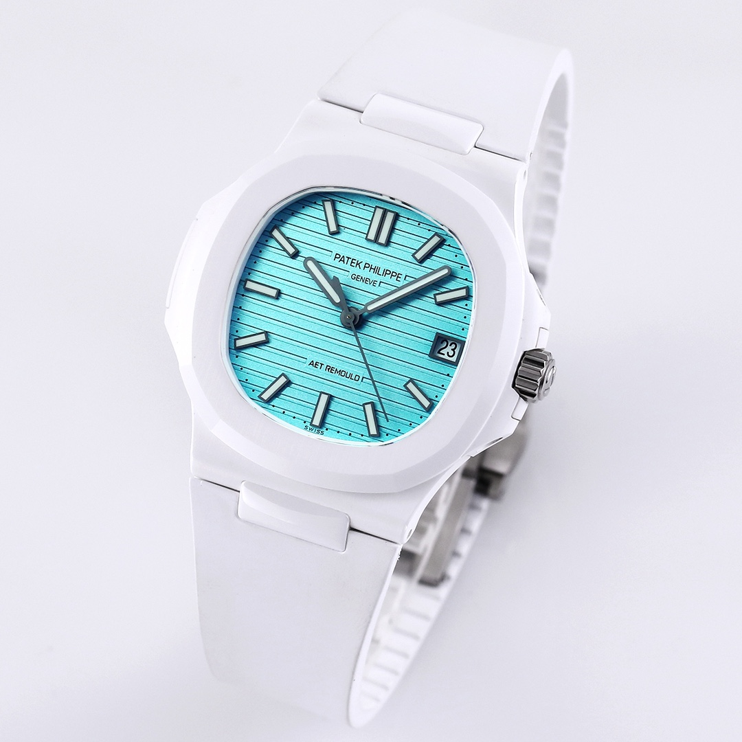 đăAET Ceramic Tiffany 5711 NautilusăăPATEK PHILIPPEăPatek Philippeâs ceramic case and rubber strap have won a lot of love and full expectations