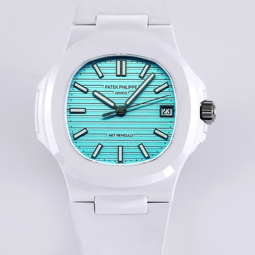 đăAET Ceramic Tiffany 5711 NautilusăăPATEK PHILIPPEăPatek Philippeâs ceramic case and rubber strap have won a lot of love and full expectations - Image 3