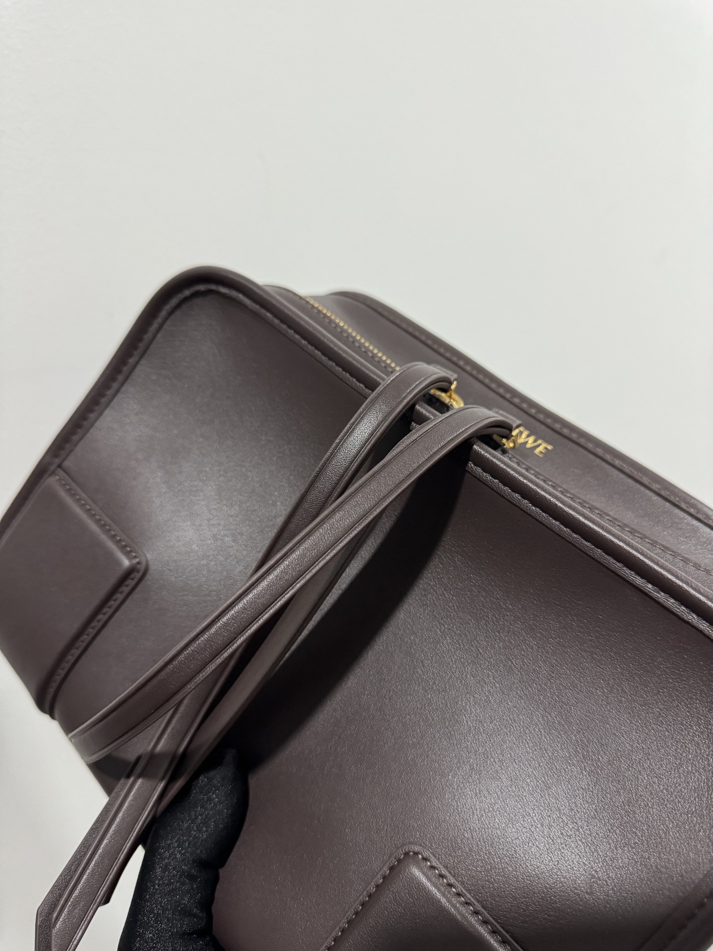 LOEWE Amazona small toast bag, dark brown, size 23-12-10 - Image 13