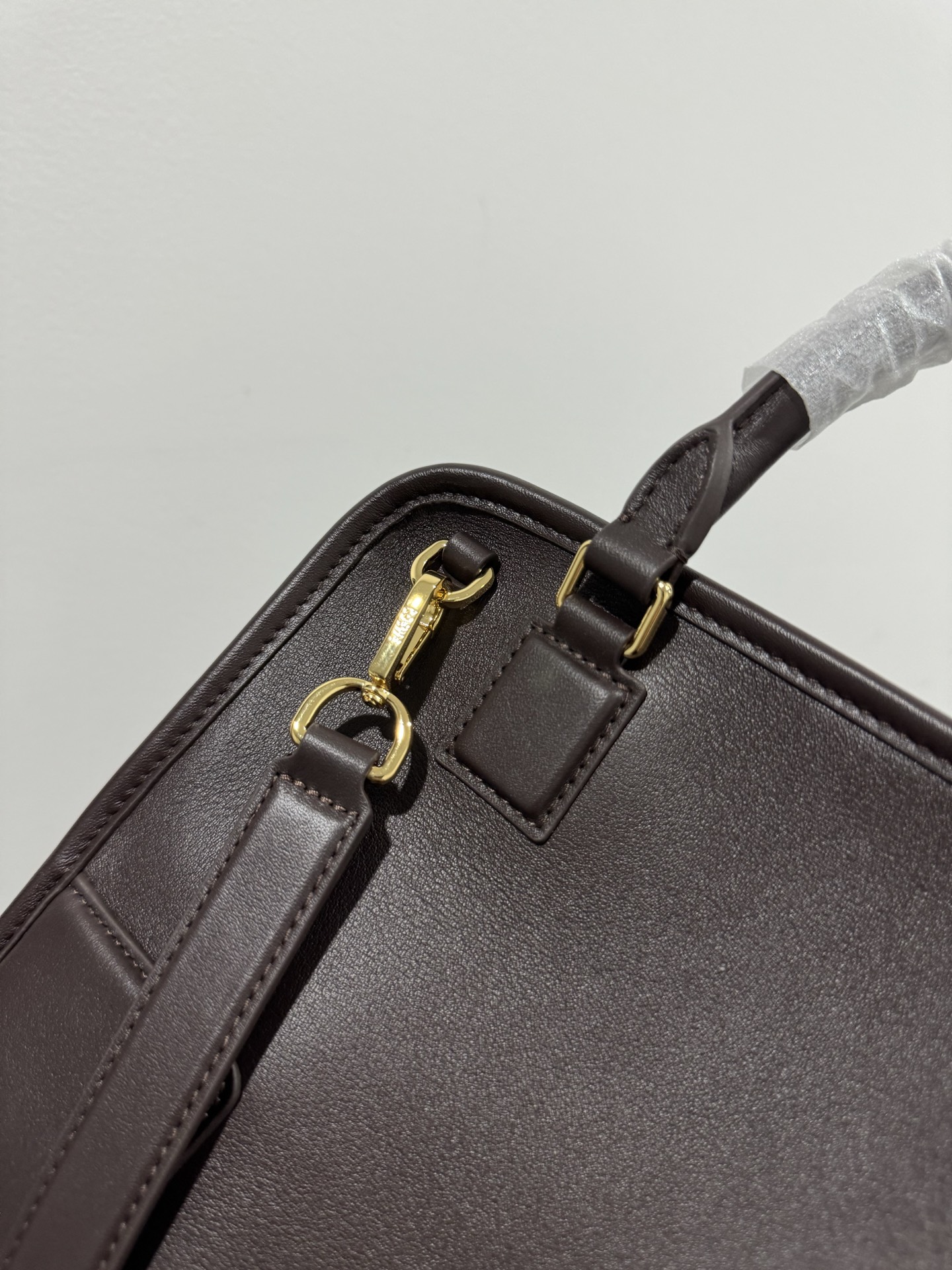 LOEWE Amazona small toast bag, dark brown, size 23-12-10 - Image 17