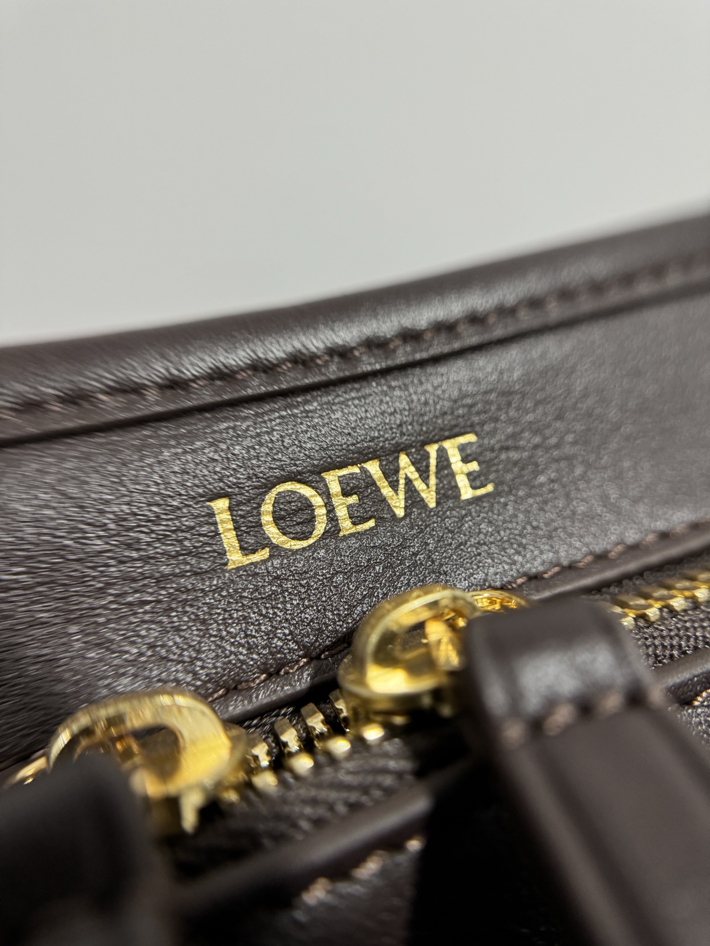 LOEWE Amazona small toast bag, dark brown, size 23-12-10 - Image 22