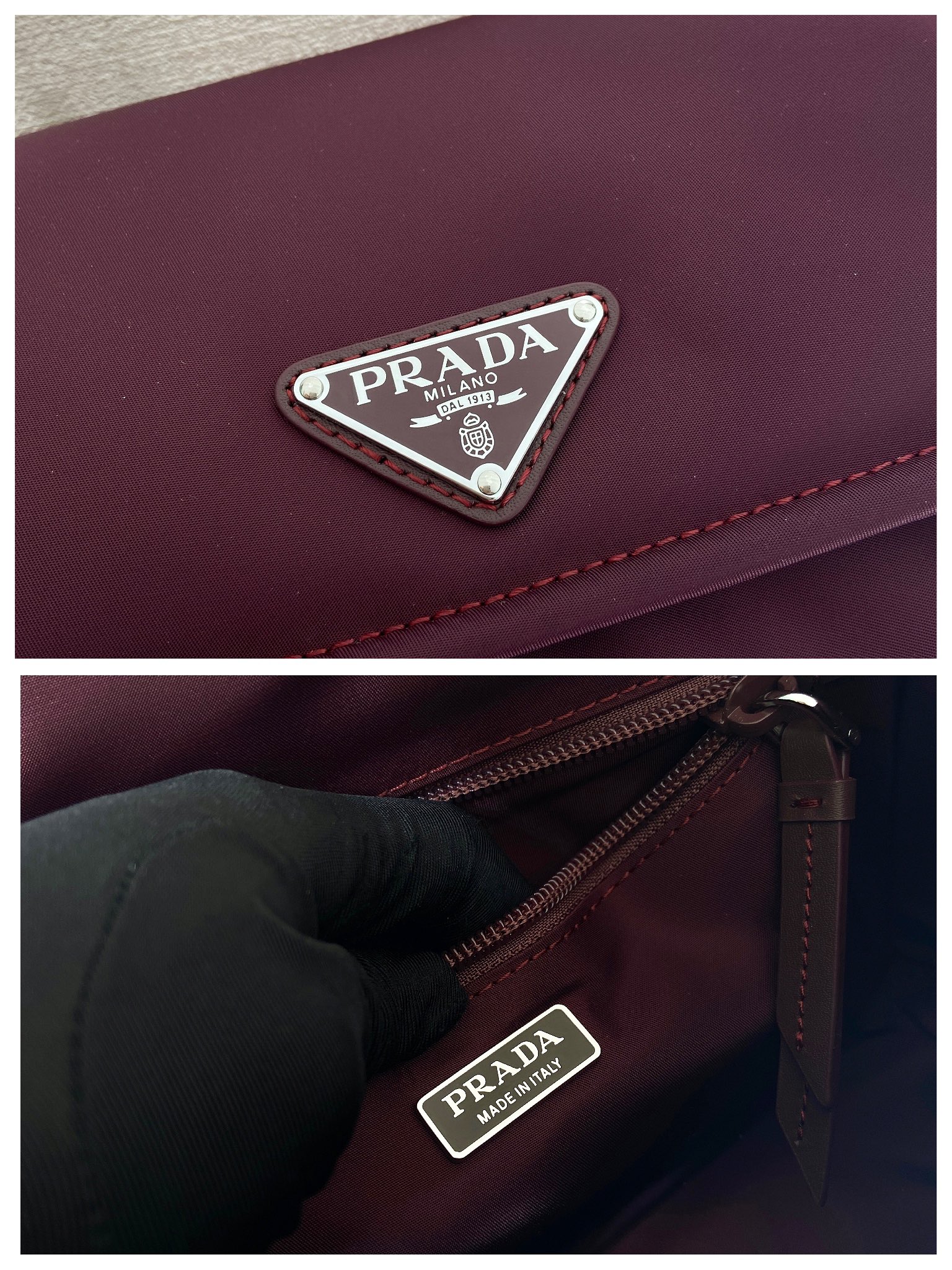 🎉Hot-selling mini messenger bag🎉New color/so cute😘This shoulder bag is made of unique padded nylon, and is equipped with adjustable leather shoulder straps and back pockets - Image 9