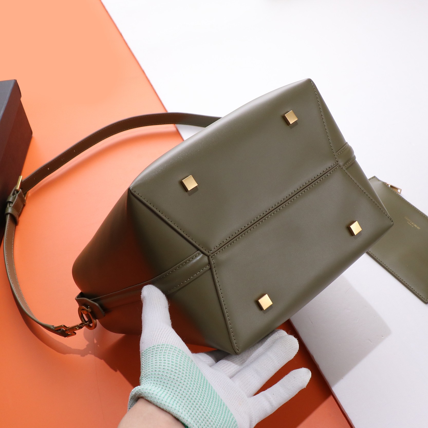 Special original order👏LE 5À7 series (large bucket bag) Super nice bucket bag with handle_New bag type, made of Italian calfskin - Image 5