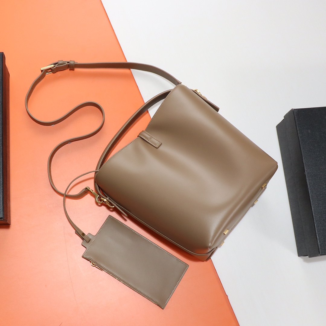 Special original order👏LE 5À7 series (large bucket bag) Super nice bucket bag with handle_New bag type, made of Italian calfskin - Image 2