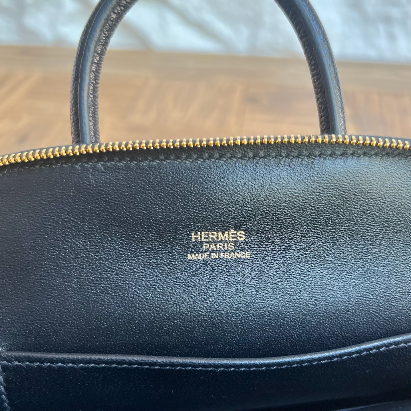 MiniBolide 20cm Chever Color: Ck89 black Fully handmade wax stitching Gold buckle customized✈️ - Image 8