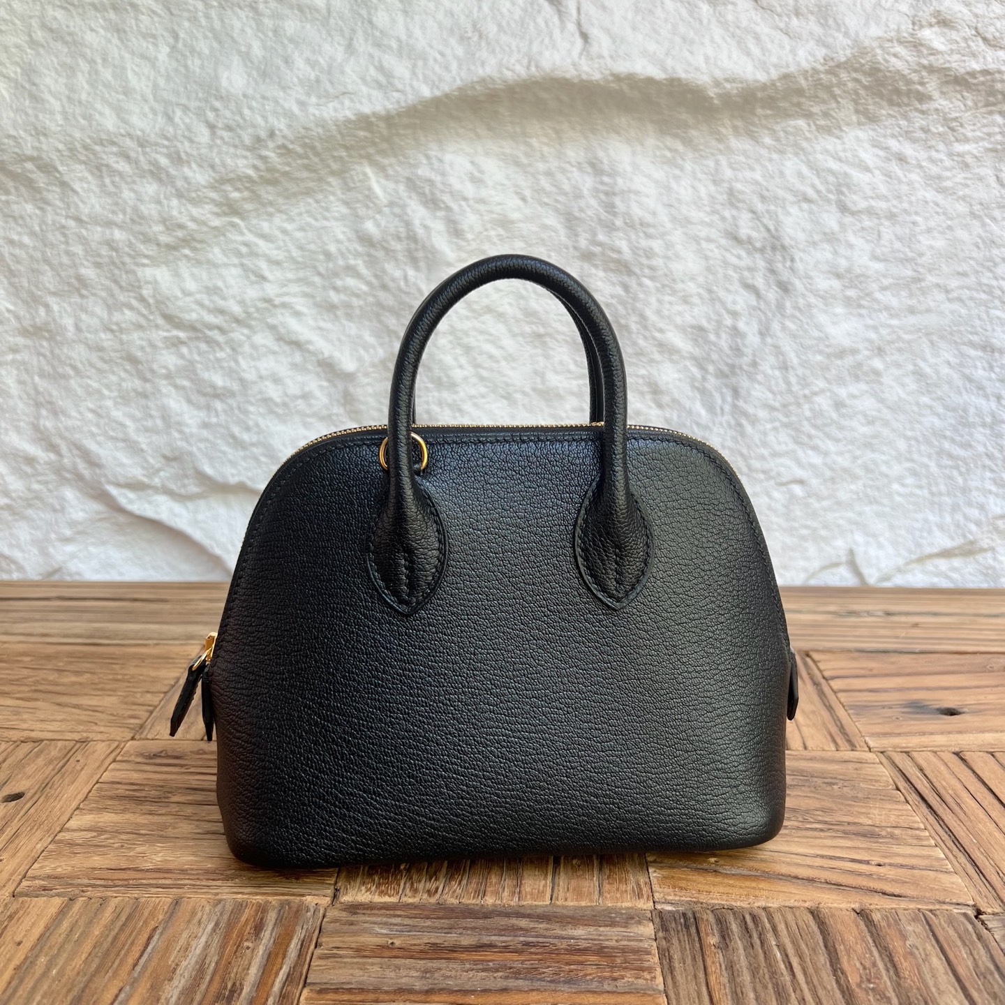 MiniBolide 20cm Chever Color: Ck89 black Fully handmade wax stitching Gold buckle customized✈️ - Image 11