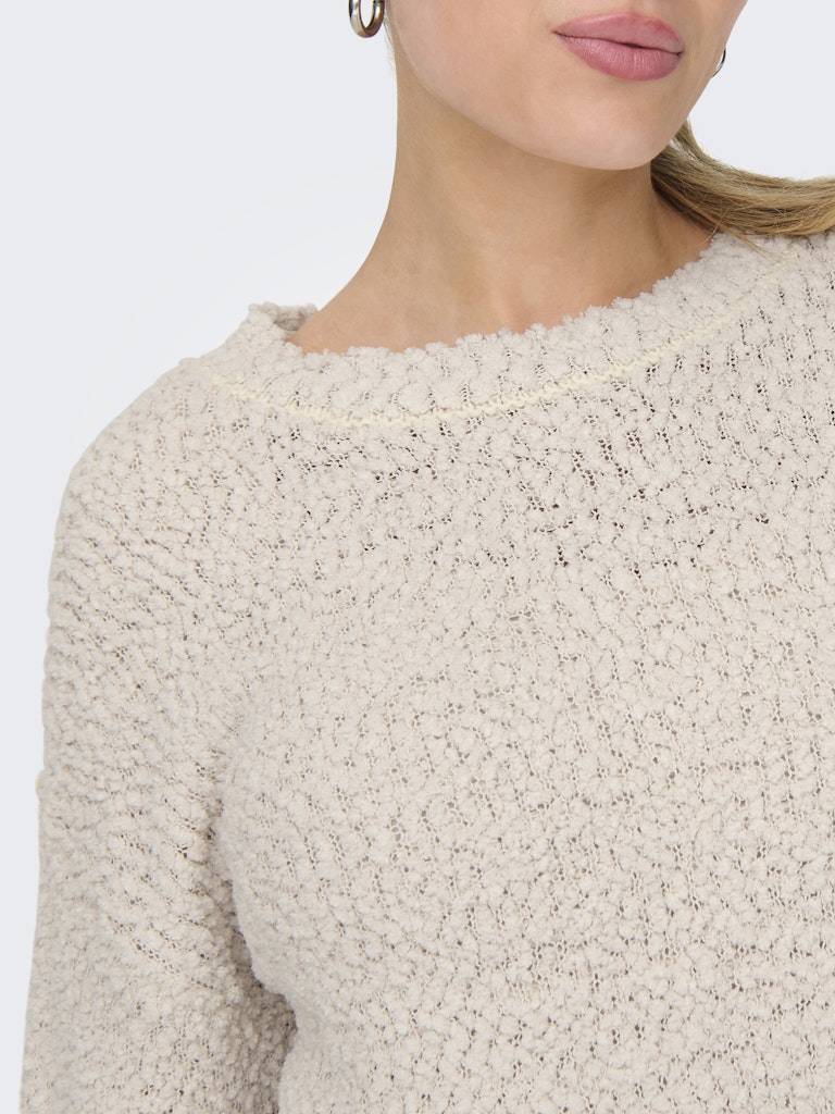 ONLY - PULLOVER / GLORIA LS POPCORN O-NECK KNT ONLY - PULLOVER / GLORIA LS POPCORN O-NECK KNT