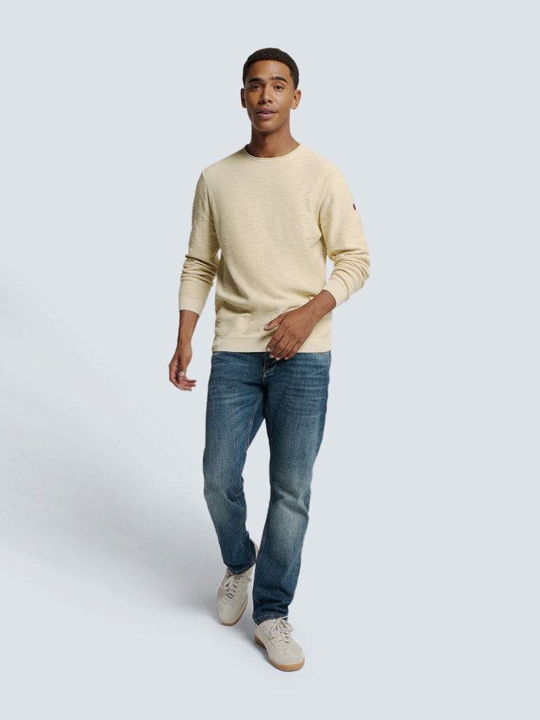 NO EXCESS - PULLOVER MIT RUNDHALS NO EXCESS - PULLOVER MIT RUNDHALS