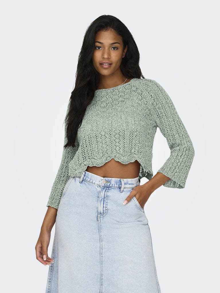 ONLY - HÄKEL PULLOVER / NOLA LIFE  3/4 