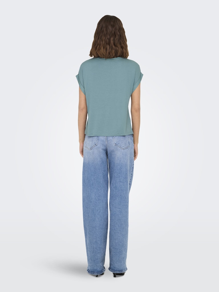 ONLY - T-SHIRT / LIEKE S/S SATIN MIX TOP
