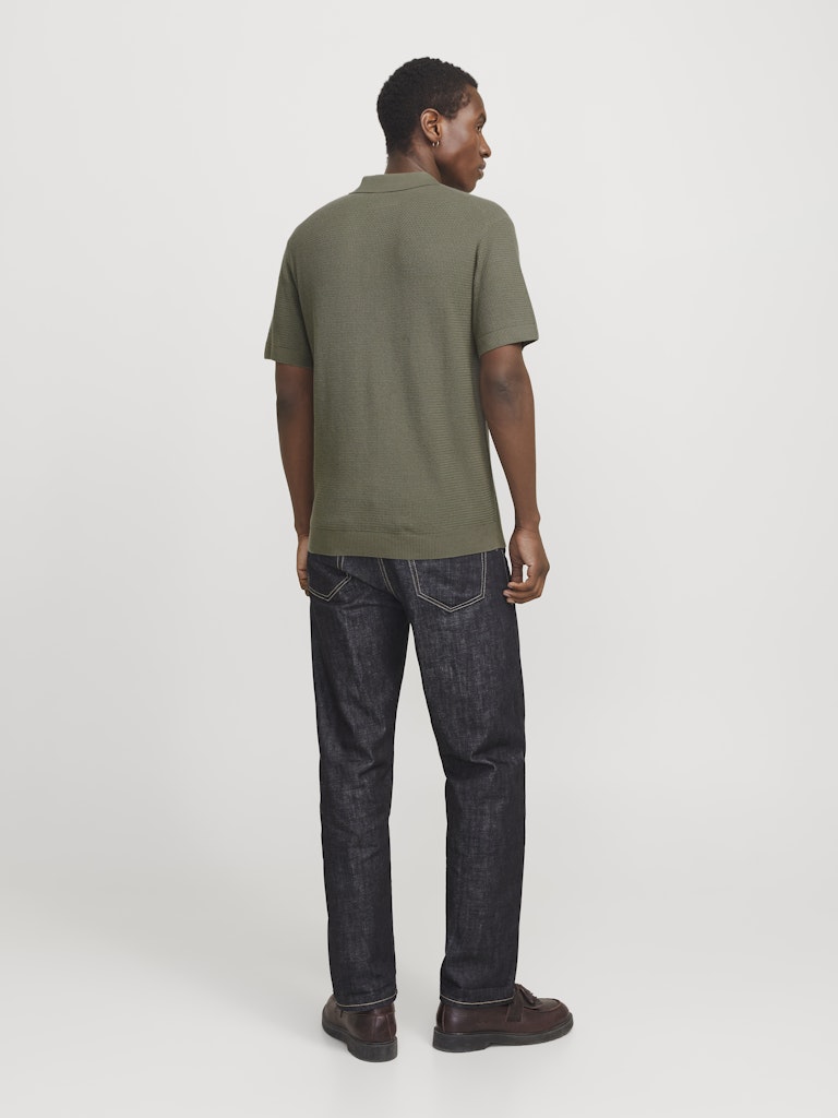 JACK & JONES - STRICK-POLOSHIRT