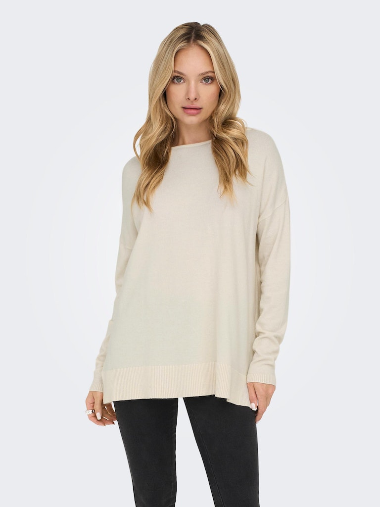 ONLY - PULLOVER / IBI LS LOOSE O-NECK CC KNT