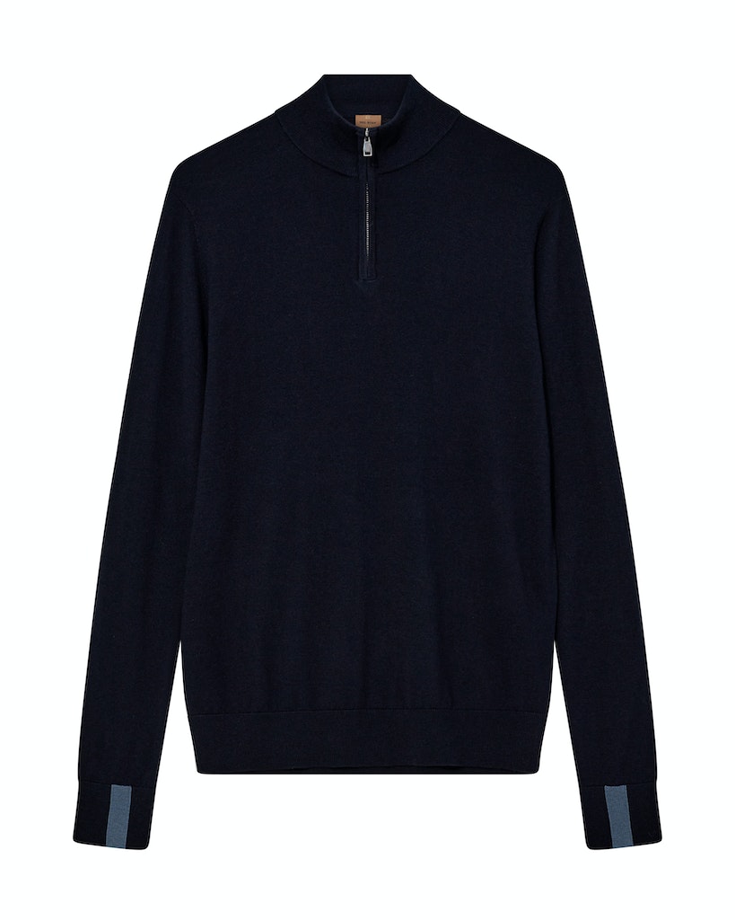 MOS MOSH GALLERY - PULLOVER / ADAM SOFT ZIP TURTLE NECK 