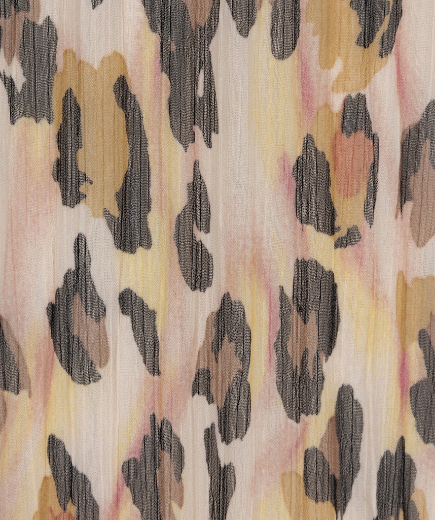 ESQUALO - MAXIROCK / SKIRT PLISSE LEOPARD DREAM