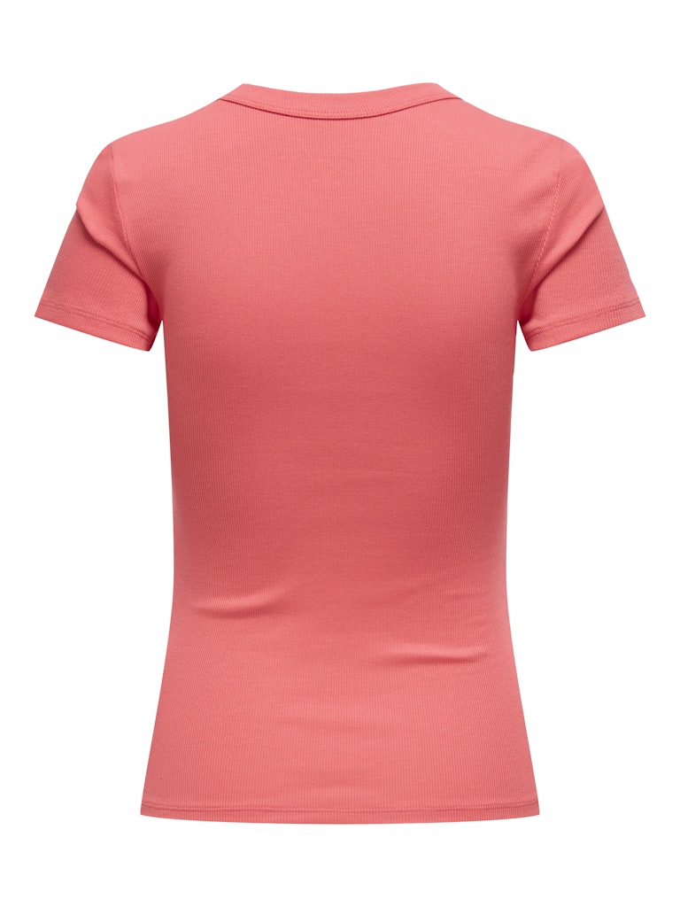 ONLY - T-SHIRT GERIPPT / EASY 