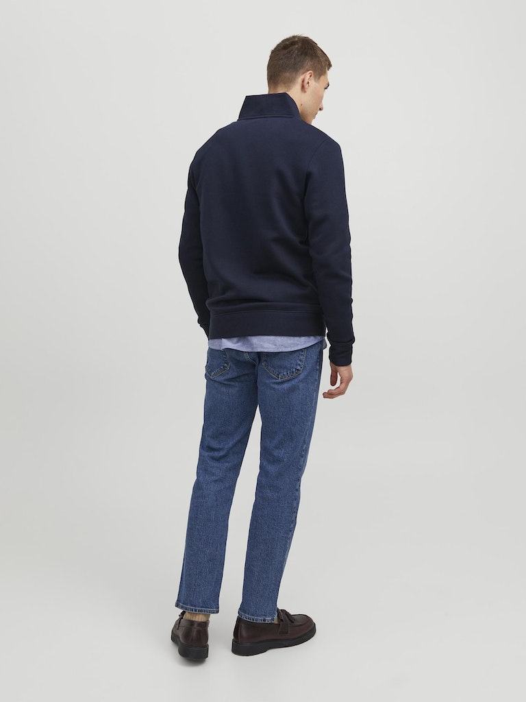 JACK & JONES - SWEATJACKE / PRBLURUBBER SWEAT ZIP CARDIGAN PRA