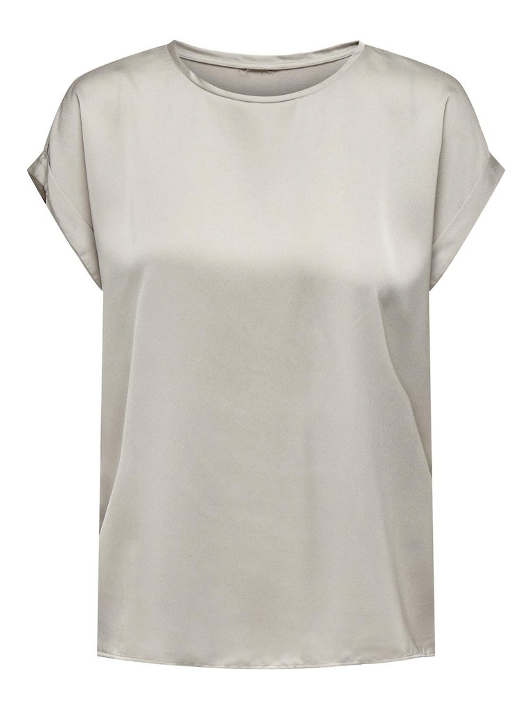 ONLY - T-SHIRT / LIEKE S/S SATIN MIX TOP ONLY - T-SHIRT / LIEKE S/S SATIN MIX TOP