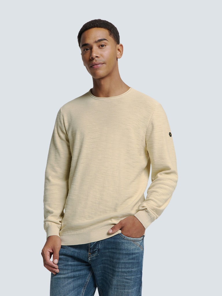 NO EXCESS - PULLOVER MIT RUNDHALS NO EXCESS - PULLOVER MIT RUNDHALS