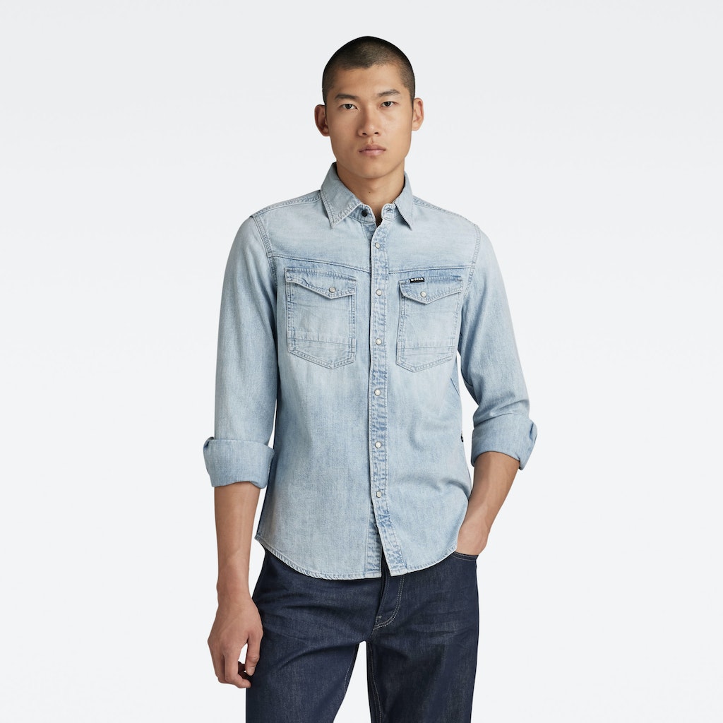 G-STAR - T-SHIRT / DAKOTA SLIM SHIRT LS