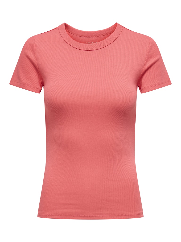 ONLY - T-SHIRT GERIPPT / EASY 