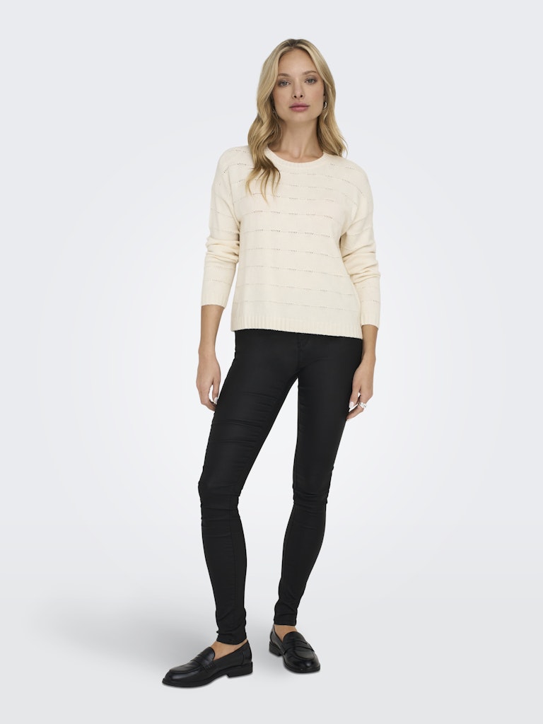 ONLY - HOSE / ANNE K MID WAIST COATED PNT ONLY - HOSE / ANNE K MID WAIST COATED PNT