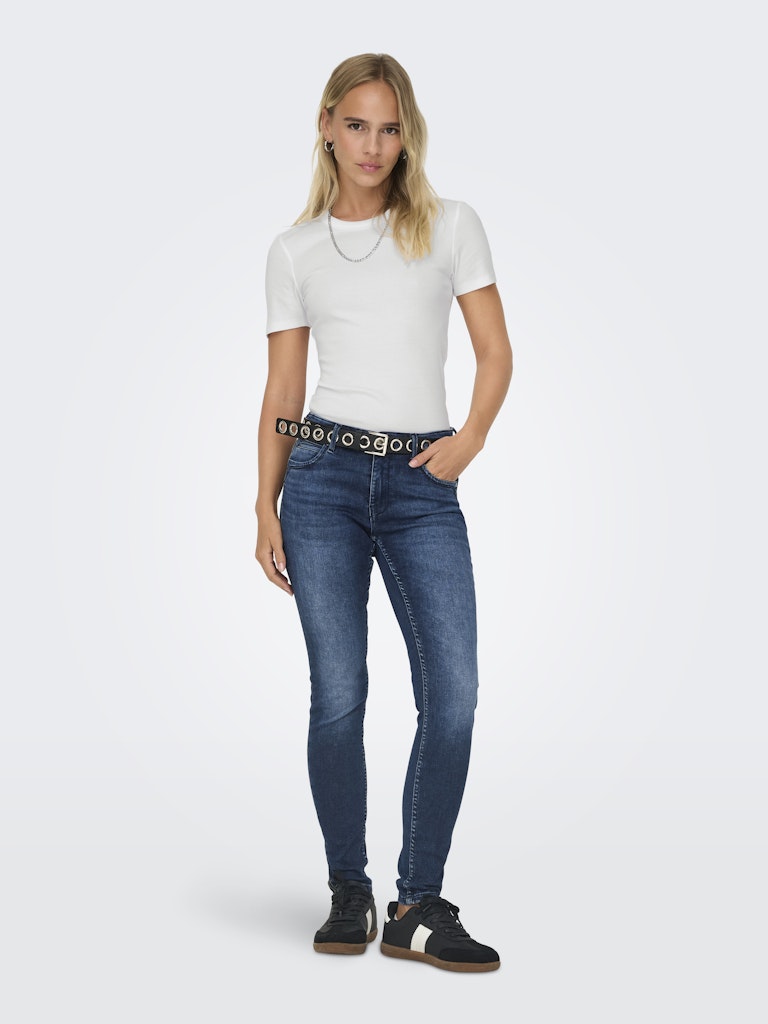 ONLY - T-SHIRT GERIPPT / EASY 