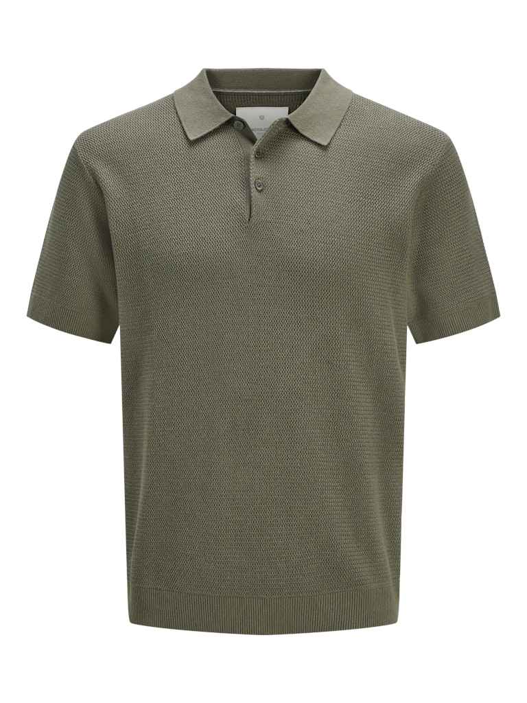 JACK & JONES - STRICK-POLOSHIRT