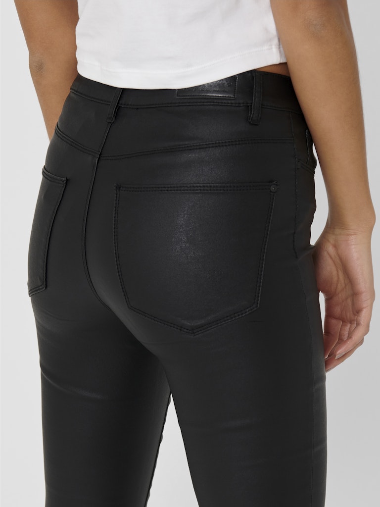 ONLY - HOSE / ANNE K MID WAIST COATED PNT ONLY - HOSE / ANNE K MID WAIST COATED PNT