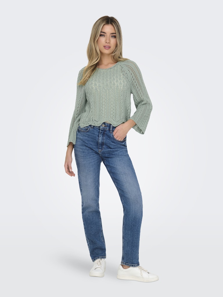 ONLY - HÄKEL PULLOVER / NOLA LIFE  3/4 