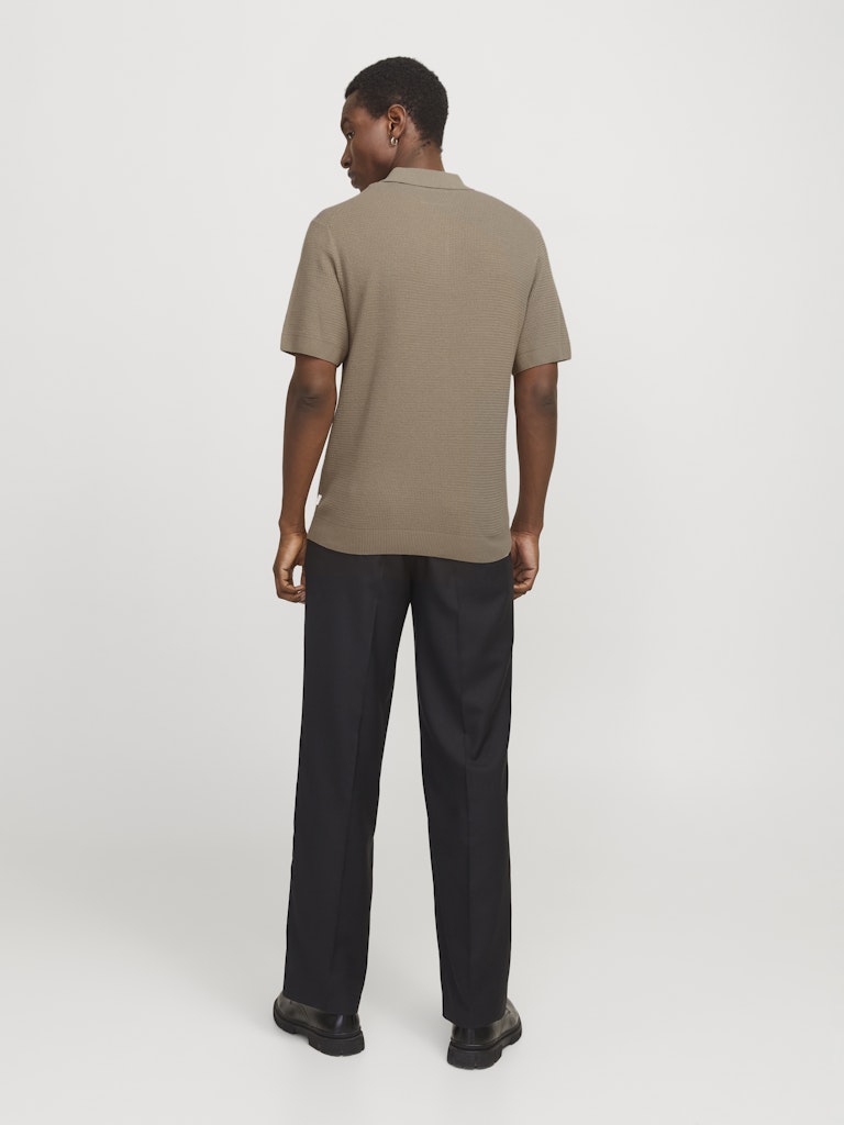 JACK & JONES - STRICK-POLOSHIRT