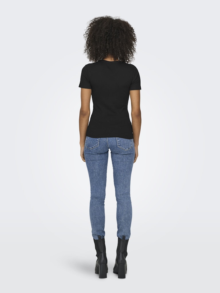 ONLY - T-SHIRT GERIPPT / EASY 