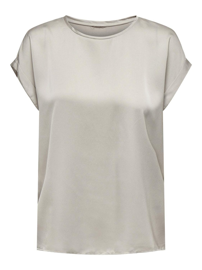 ONLY - T-SHIRT / LIEKE S/S SATIN MIX TOP ONLY - T-SHIRT / LIEKE S/S SATIN MIX TOP