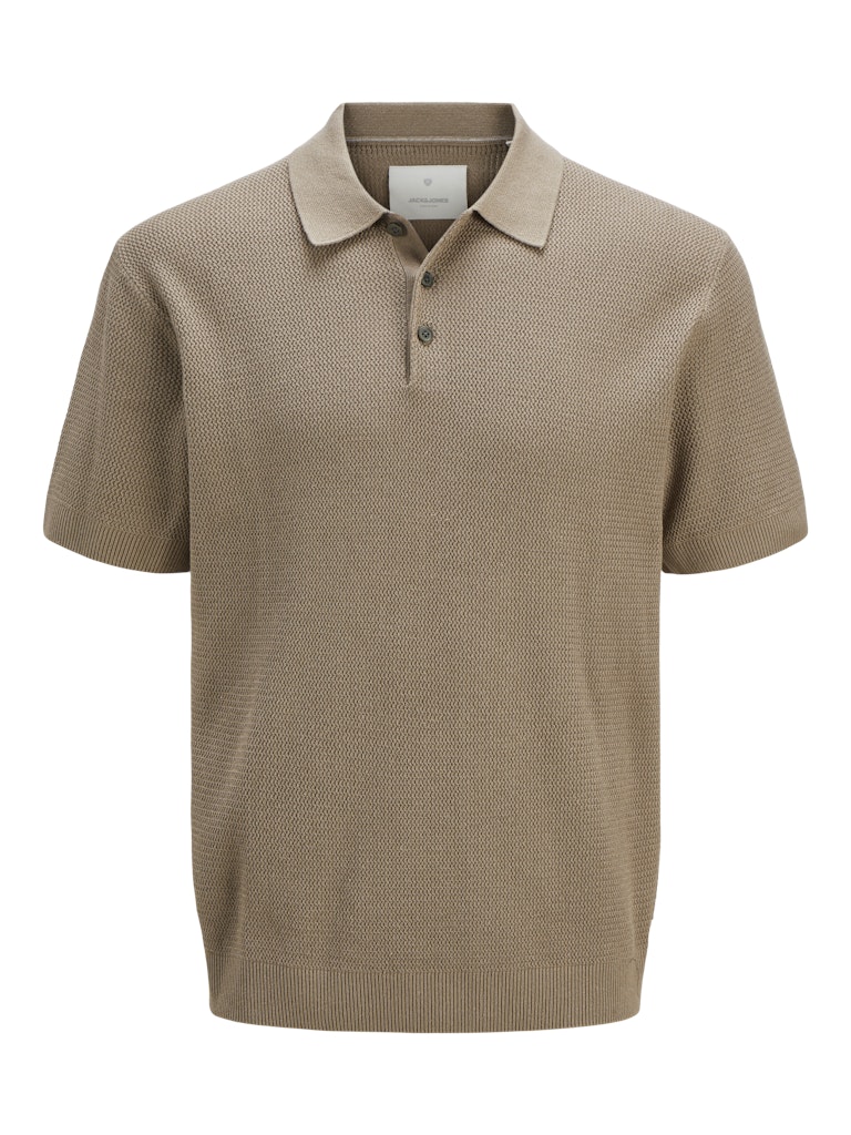 JACK & JONES - STRICK-POLOSHIRT