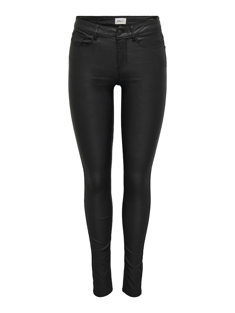 ONLY - HOSE / ANNE K MID WAIST COATED PNT ONLY - HOSE / ANNE K MID WAIST COATED PNT