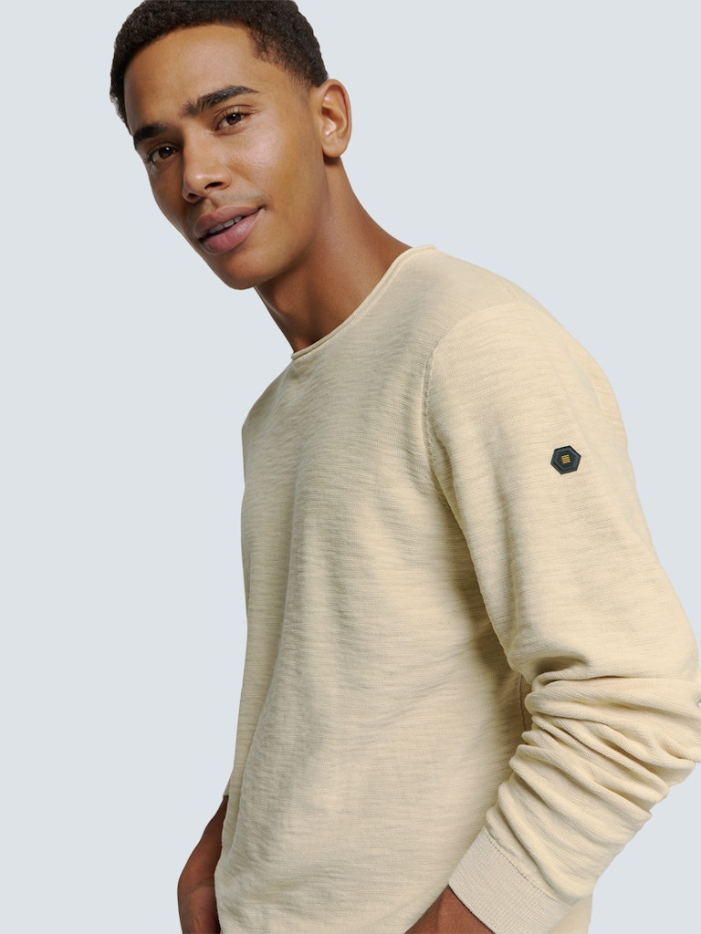 NO EXCESS - PULLOVER MIT RUNDHALS NO EXCESS - PULLOVER MIT RUNDHALS