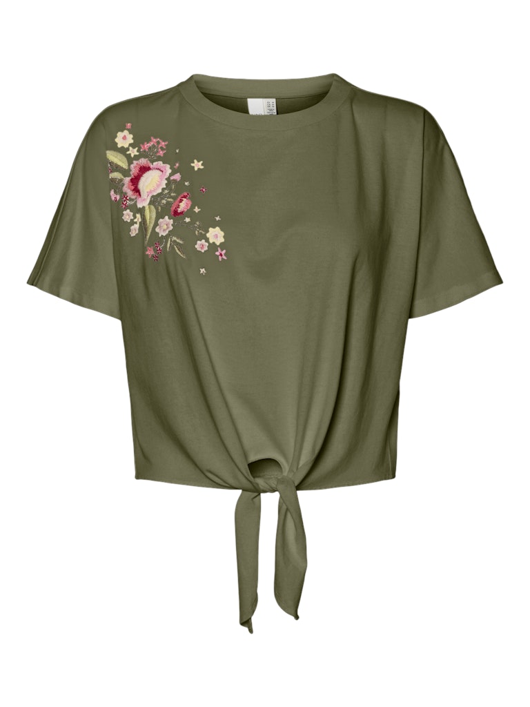 YAS - T-SHIRT MIT KNOTENDETAIL / FABIAN