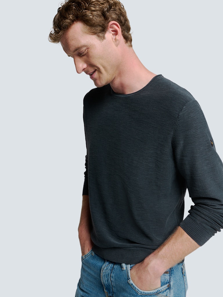 NO EXCESS - PULLOVER MIT RUNDHALS NO EXCESS - PULLOVER MIT RUNDHALS