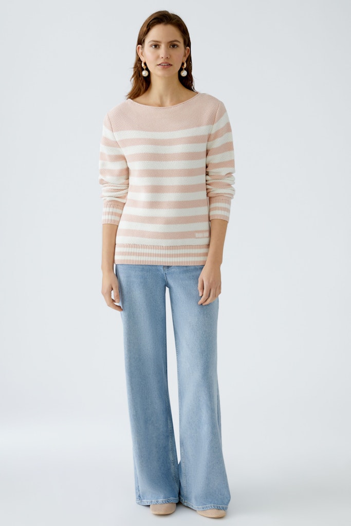 OUI - GERINGELTER PULLOVER