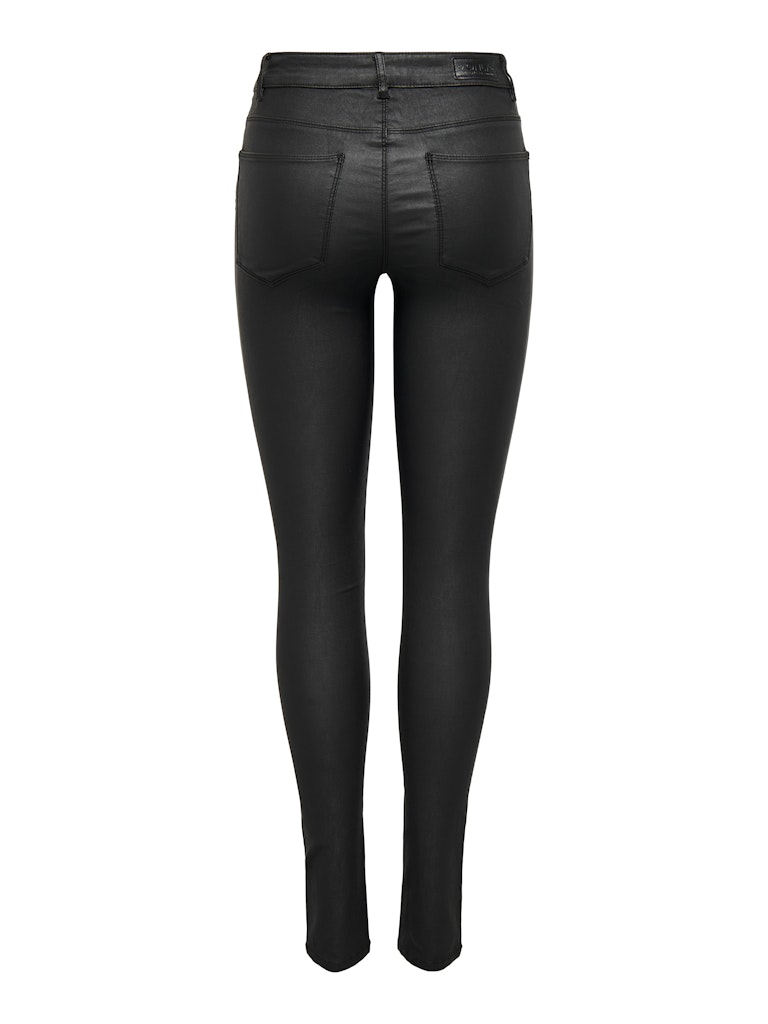 ONLY - HOSE / ANNE K MID WAIST COATED PNT ONLY - HOSE / ANNE K MID WAIST COATED PNT