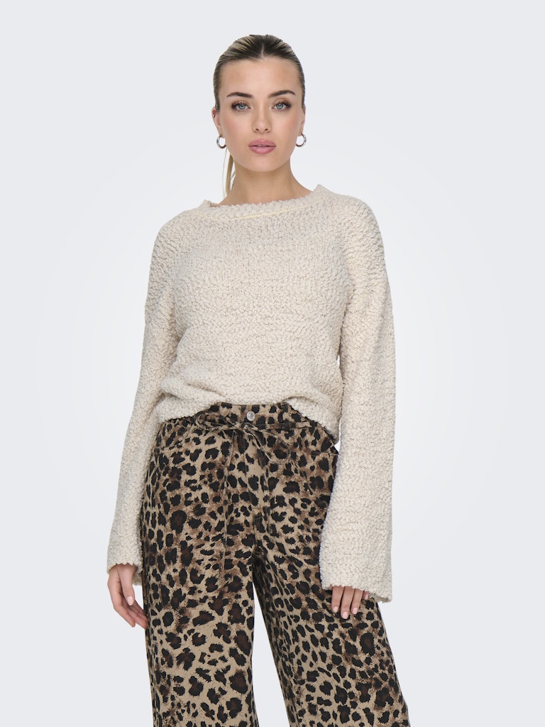 ONLY - PULLOVER / GLORIA LS POPCORN O-NECK KNT ONLY - PULLOVER / GLORIA LS POPCORN O-NECK KNT