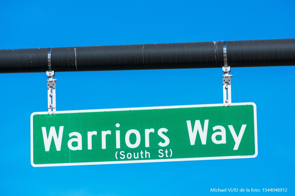 Warriors Way, la calle de dedicada a Golden State en San Francisco.