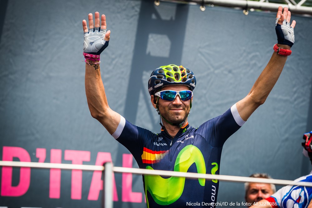 Alejandro Valverde, en el Giro 2016.