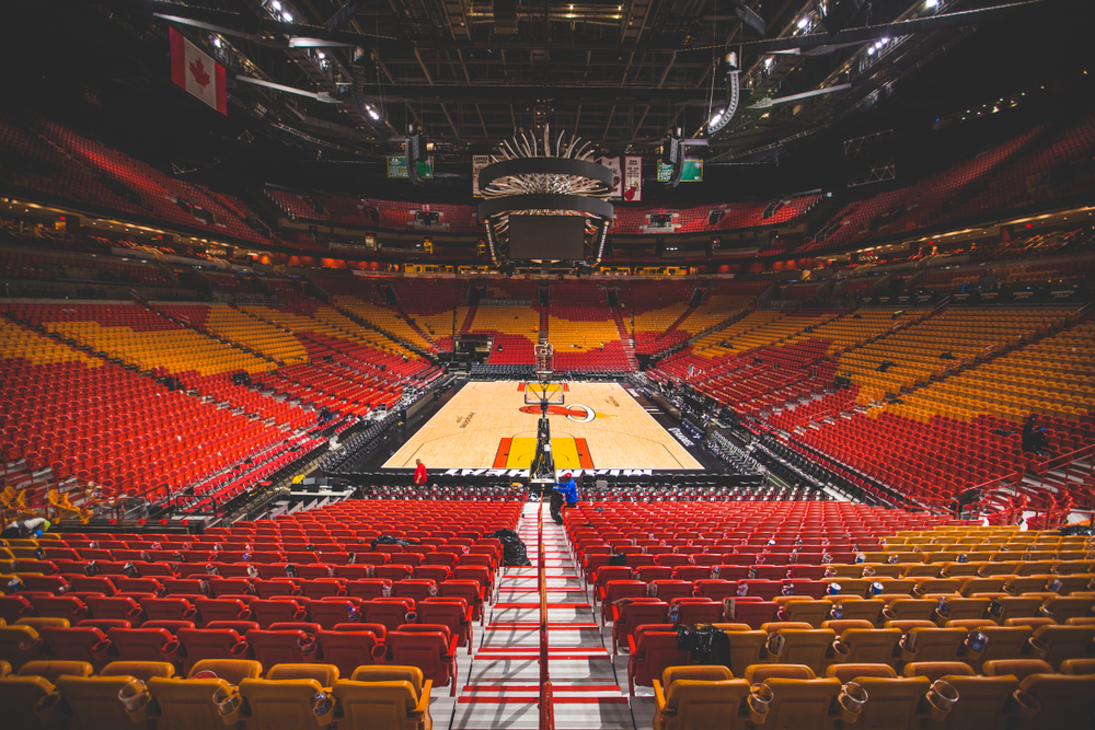 El American Airlines Arena ha sido testigo de las grandes gestas de los Miami Heat, ganadores de tres anillos de la NBA desde 2006. / Tiago Pestana, ID de la foto: 1414843067