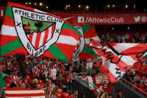 Bilbao,,Spain, ,August,28:,Fans,Of,Athletic,Club,Bilbao
