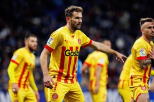 Barcelona, ,Jan,7:,Stuani,In,Action,At,The,Laliga