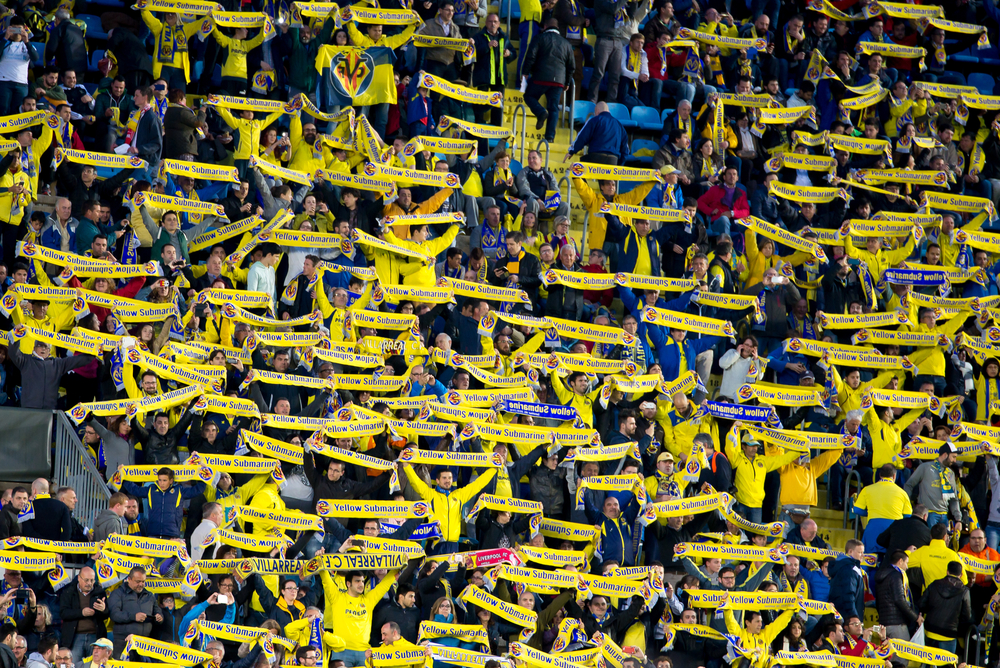 Villarreal,,Spain, ,28,Apr:,Supporters,At,The,Europa,League