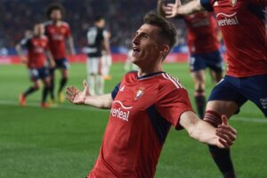 Ante,Budimir,Of,Ca,Osasuna,In,Action,During,The,La