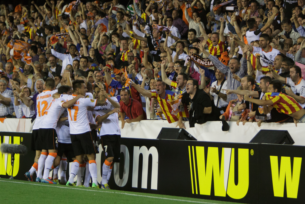 Valencia, ,May,,1:,Various,Valencia,Players,Celebrate,A,Goal